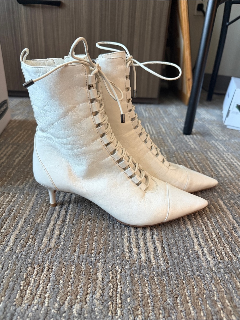 Alexandre Birman leather Millen lace-up ankle boots